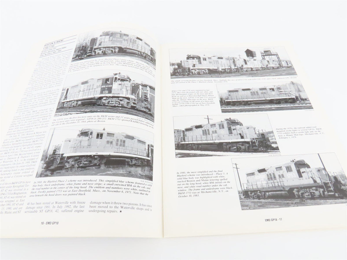 EMD&#39;s GP18 The Transitional Road Switcher By Diesel Era ©1992 SC Book