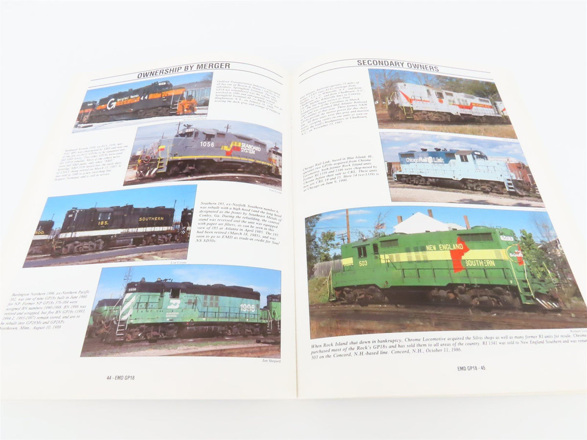 EMD&#39;s GP18 The Transitional Road Switcher By Diesel Era ©1992 SC Book