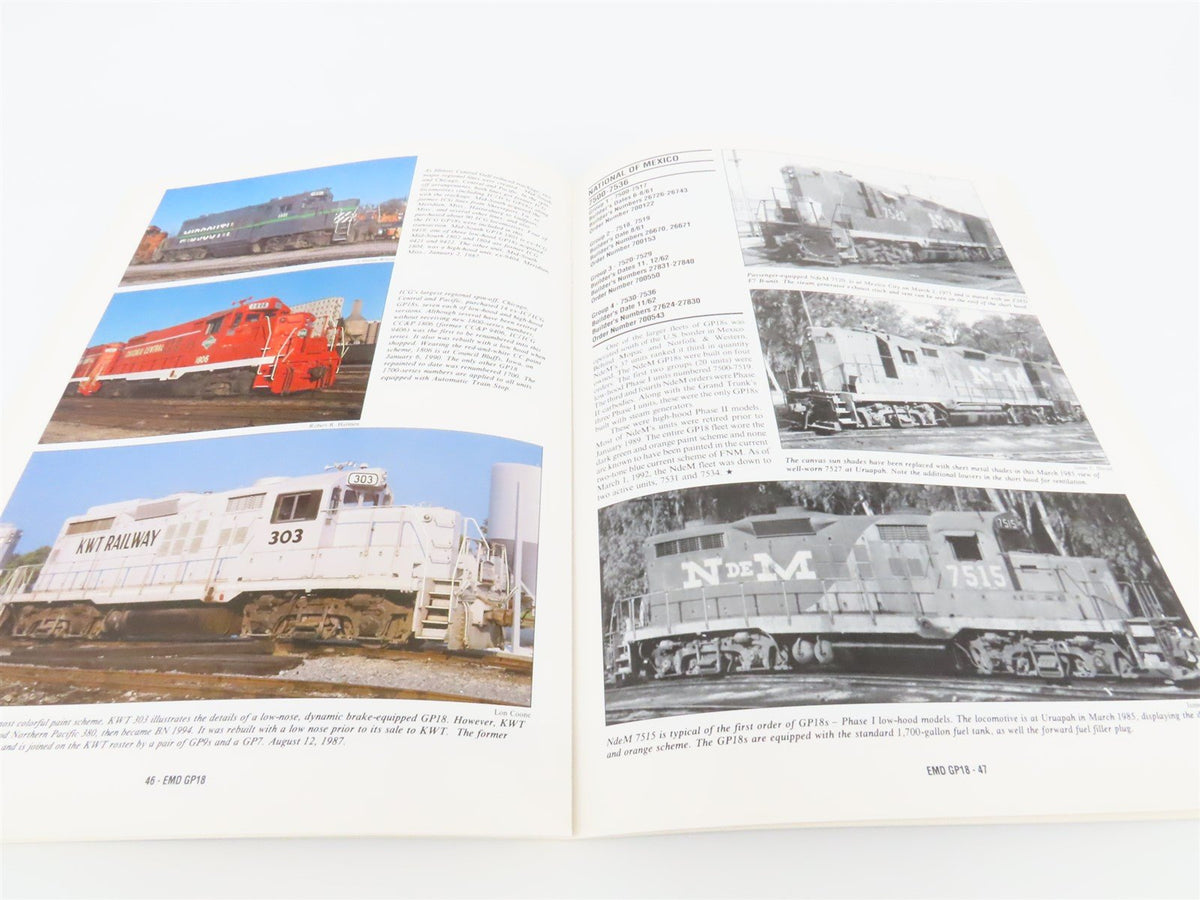 EMD&#39;s GP18 The Transitional Road Switcher By Diesel Era ©1992 SC Book