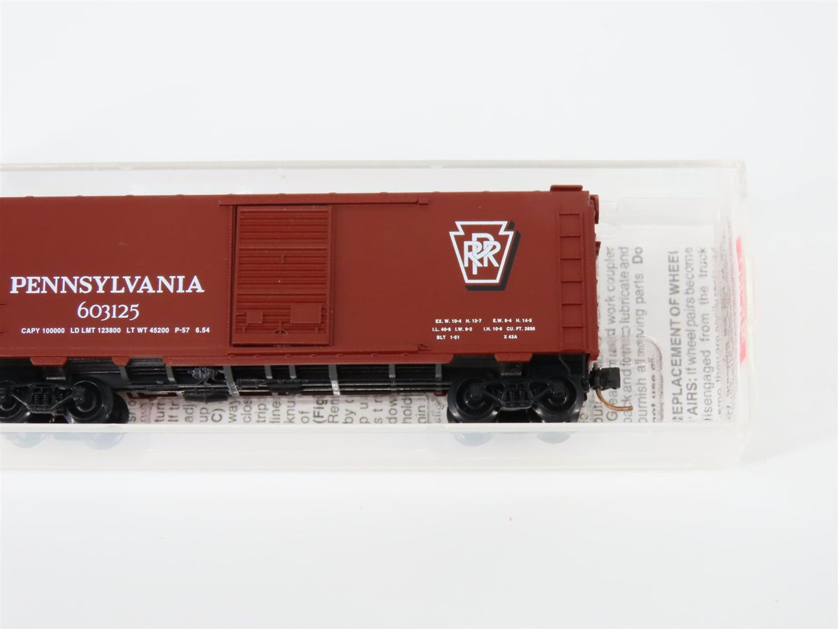 N Scale Micro-Trains MTL #20780 PRR Pennsylvania 40&#39; Single Door Box Car #603125