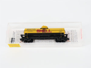 N Scale Micro-Trains MTL #65090/2 SCCX Shell Chemical Single Dome Tank Car #1114