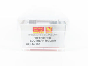 N Scale Micro-Trains MTL 02144100 SOU Southern 40' Box Car #505605 w/ Graffiti