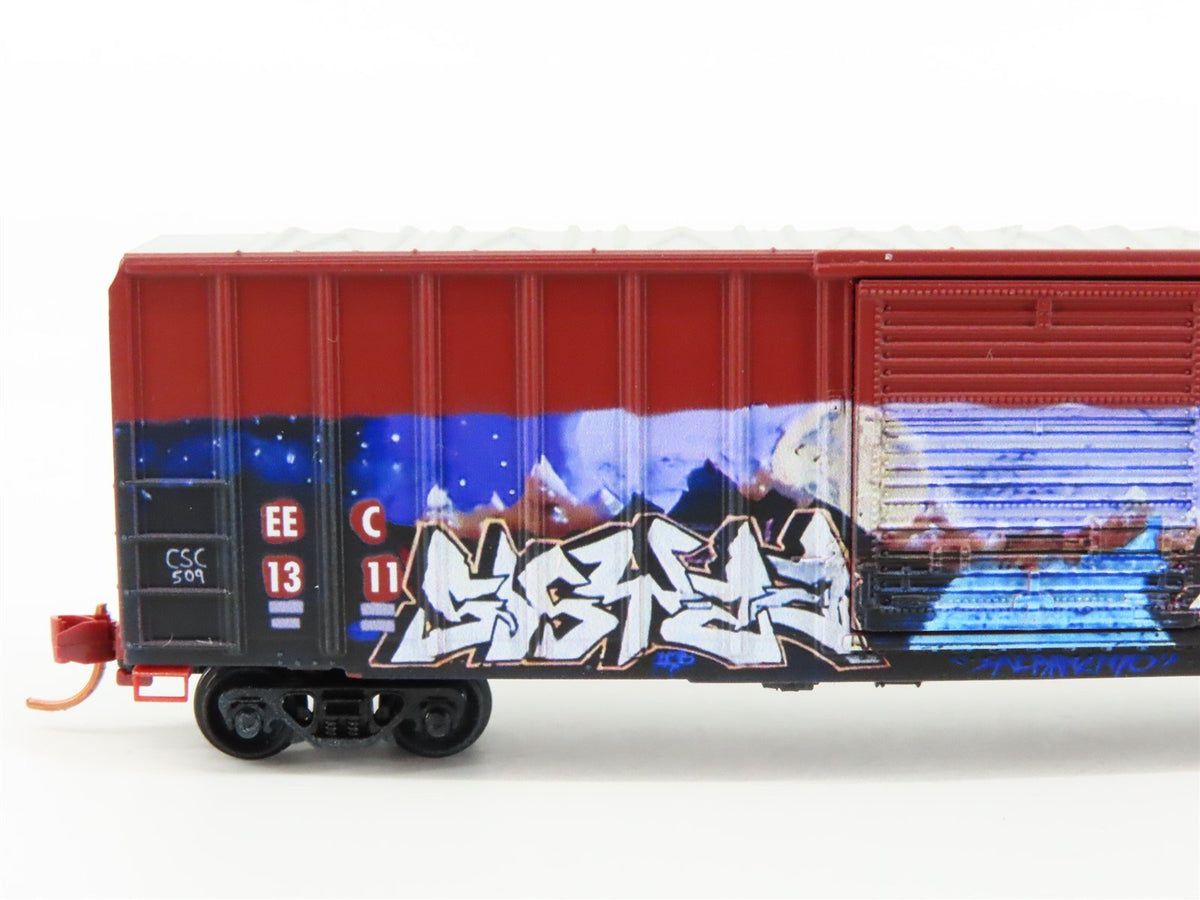 N Micro-Trains MTL 02544006 EEC East Erie Commercial Box Car #1311 w/ Graffiti