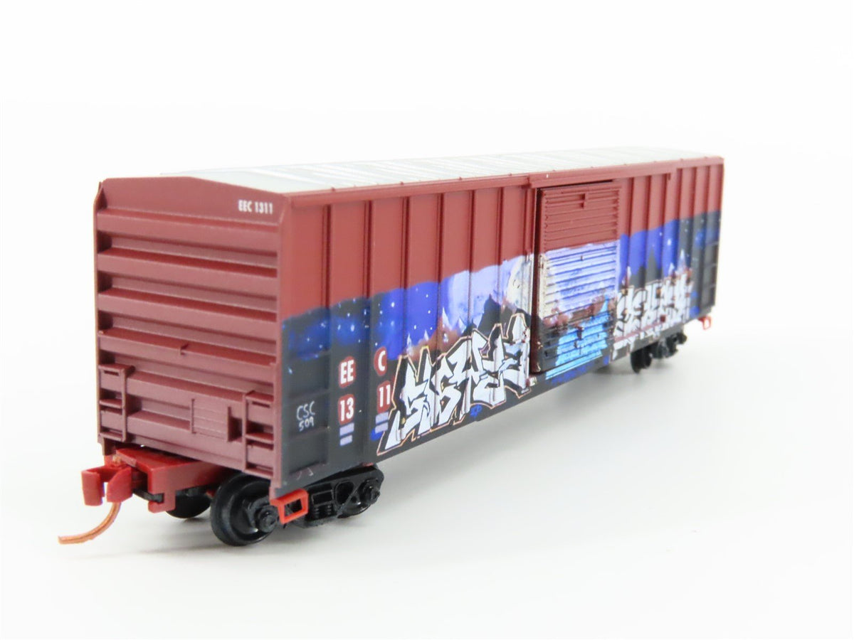 N Micro-Trains MTL 02544006 EEC East Erie Commercial Box Car #1311 w/ Graffiti