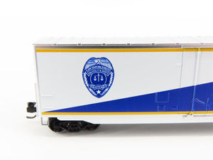 N Scale Micro-Trains MTL NSE 20-01 USFR Law Enforcement 50' Box Car #1