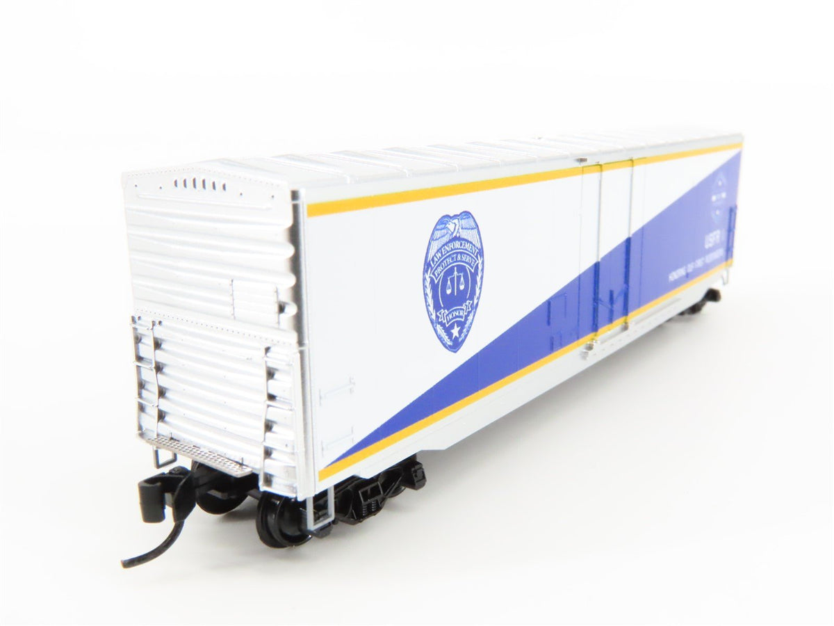 N Scale Micro-Trains MTL NSE 20-01 USFR Law Enforcement 50&#39; Box Car #1