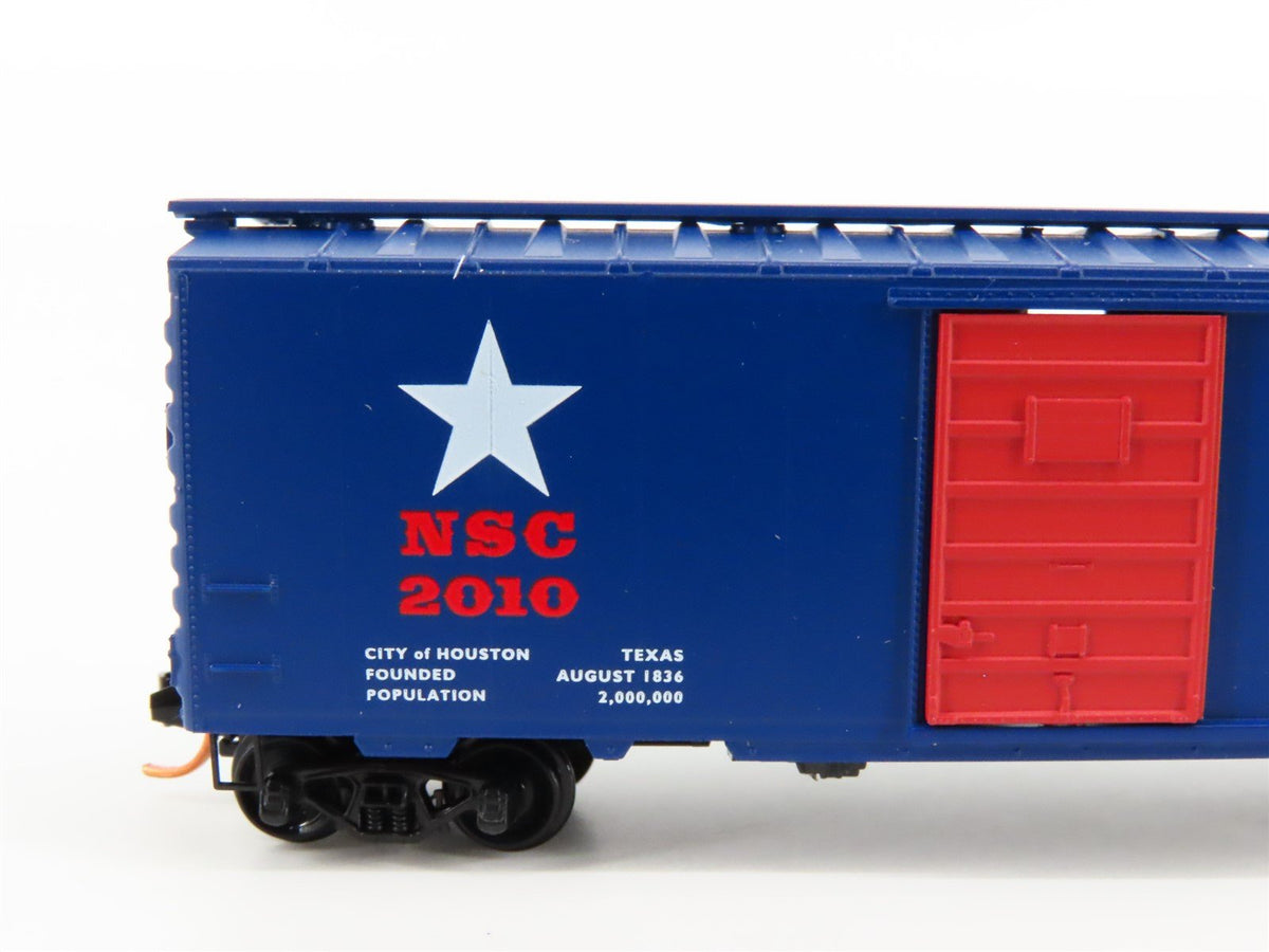 N Scale Micro-Trains MTL NSC 10-66 City of Houston 40&#39; Single Door Box Car #2010