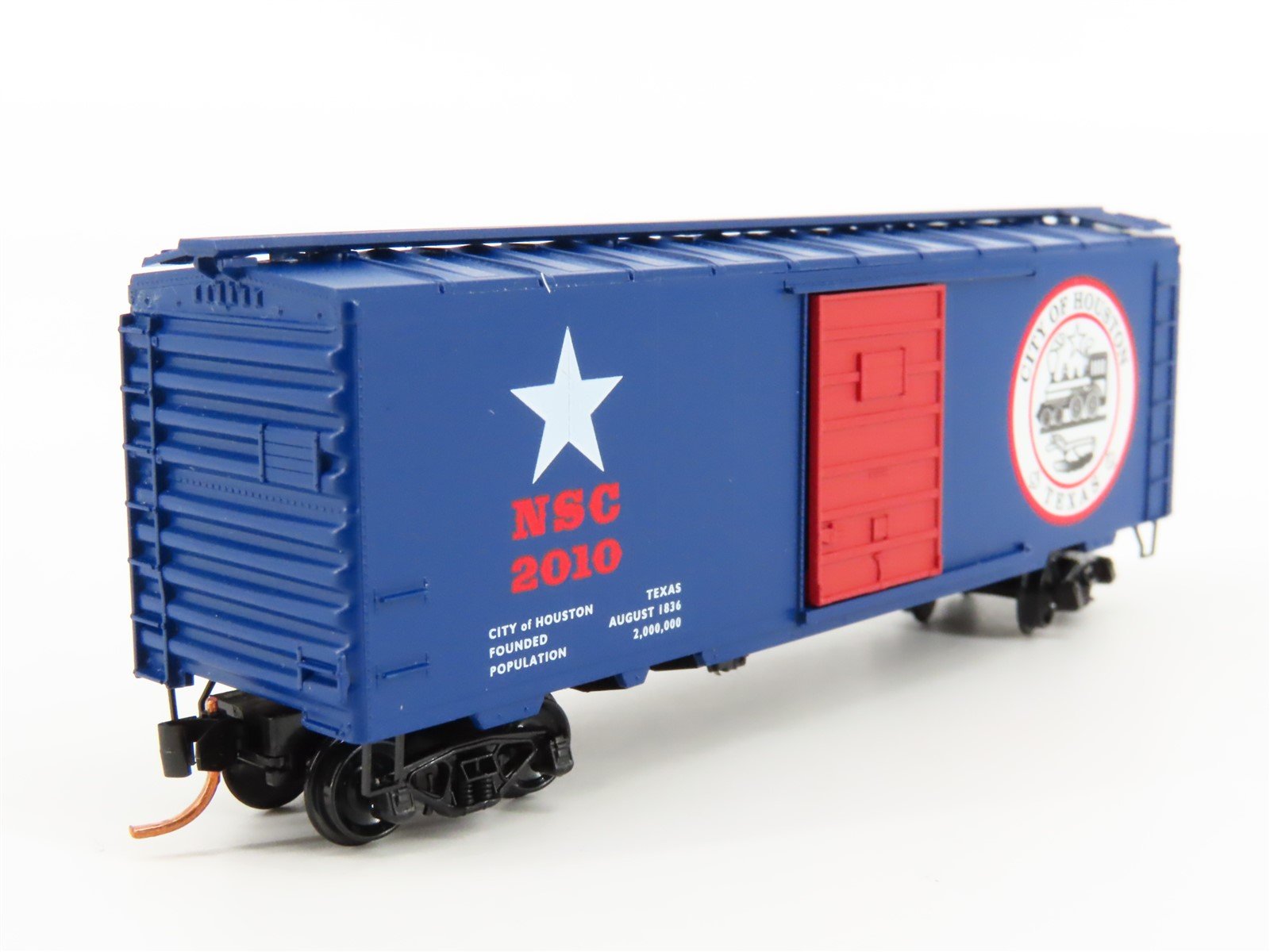 N Scale Micro-Trains MTL NSC 10-66 City of Houston 40' Single Door Box Car #2010
