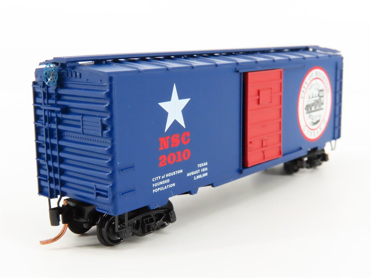 N Scale Micro-Trains MTL NSC 10-66 City of Houston 40&#39; Single Door Box Car #2010