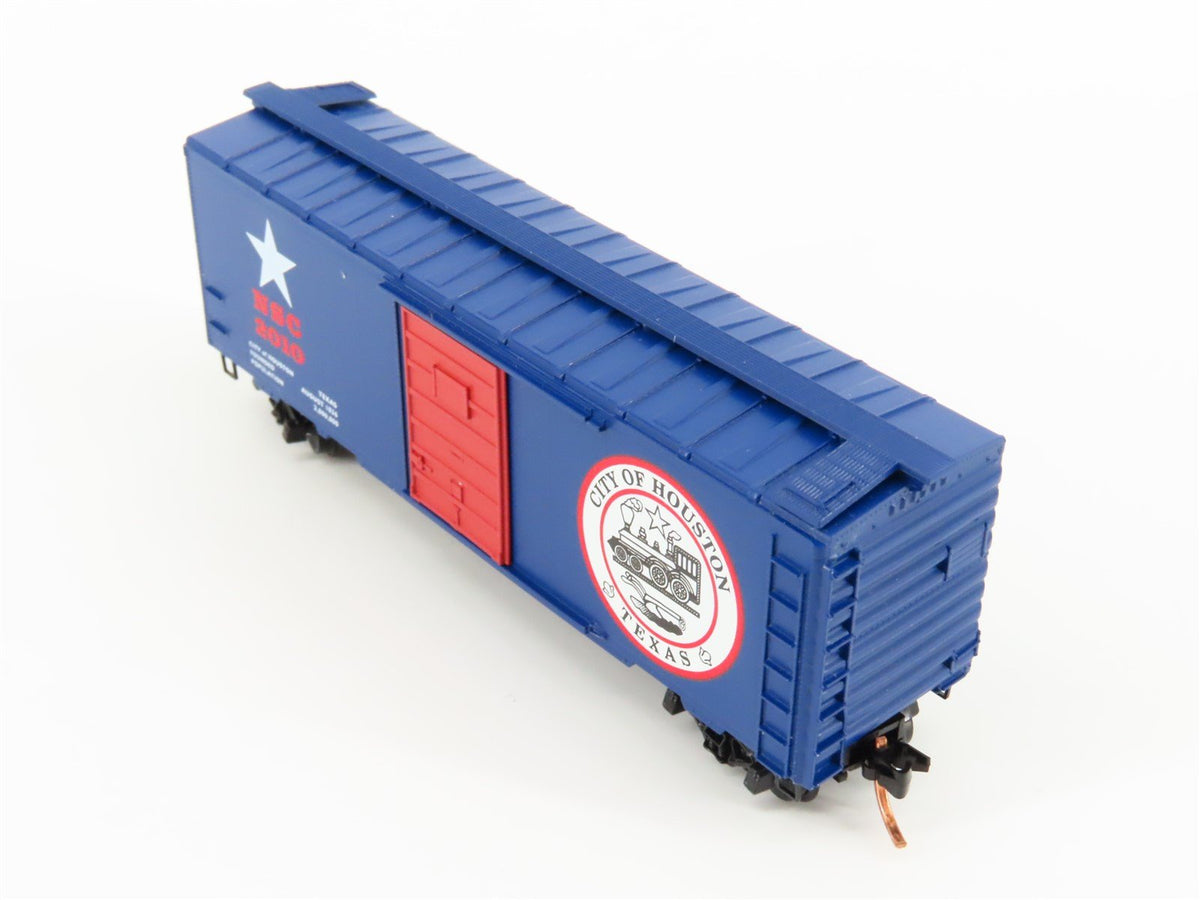 N Scale Micro-Trains MTL NSC 10-66 City of Houston 40&#39; Single Door Box Car #2010