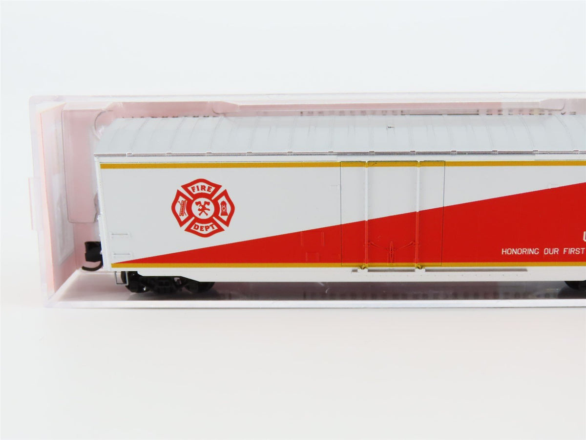 N Scale Micro-Trains MTL NSE 21-01 Fire Fighters 50&#39; Plug Door Box Car #2