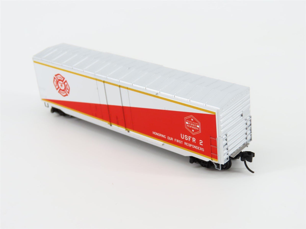 N Scale Micro-Trains MTL NSE 21-01 Fire Fighters 50&#39; Plug Door Box Car #2