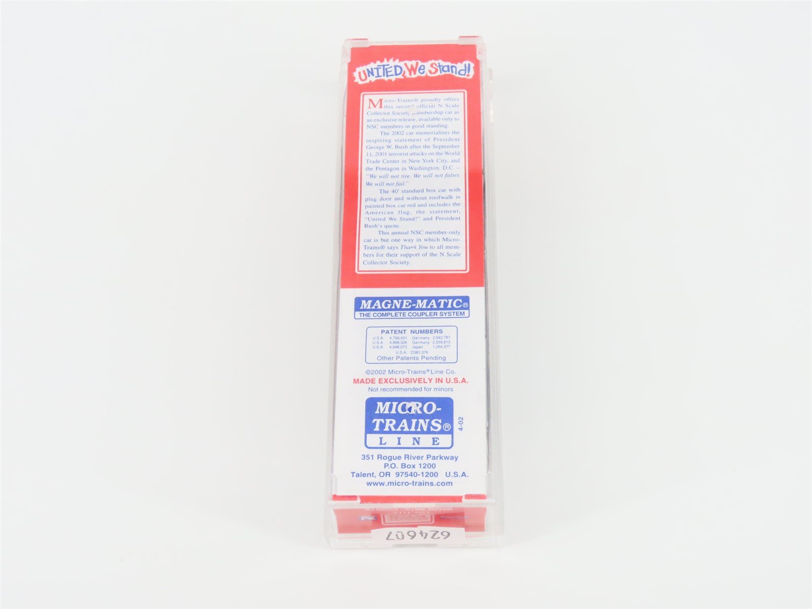 N Micro-Trains MTL NSC 4-02 DODX 