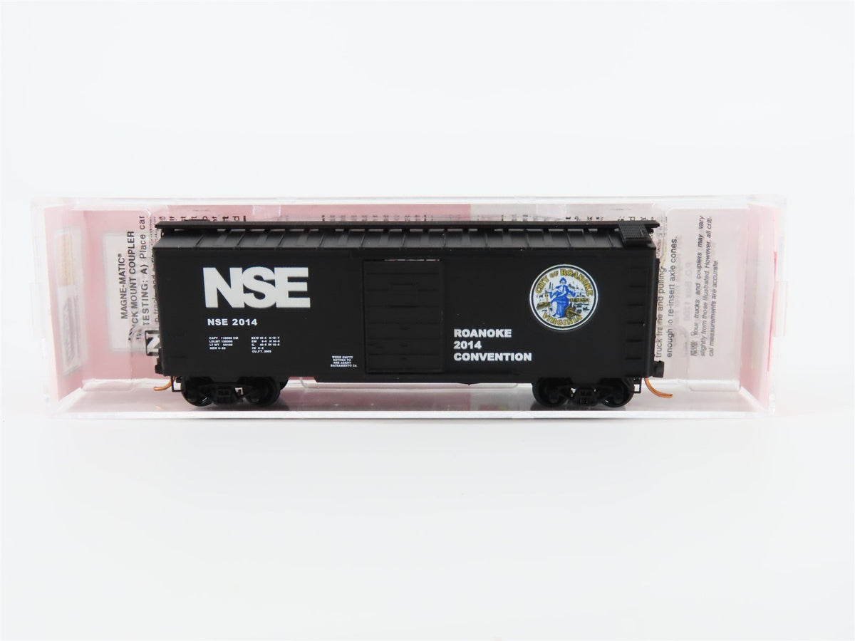 N Micro-Trains MTL NSE 14-03 City of Roanoke 2014 Convention 40&#39; Box Car #2014