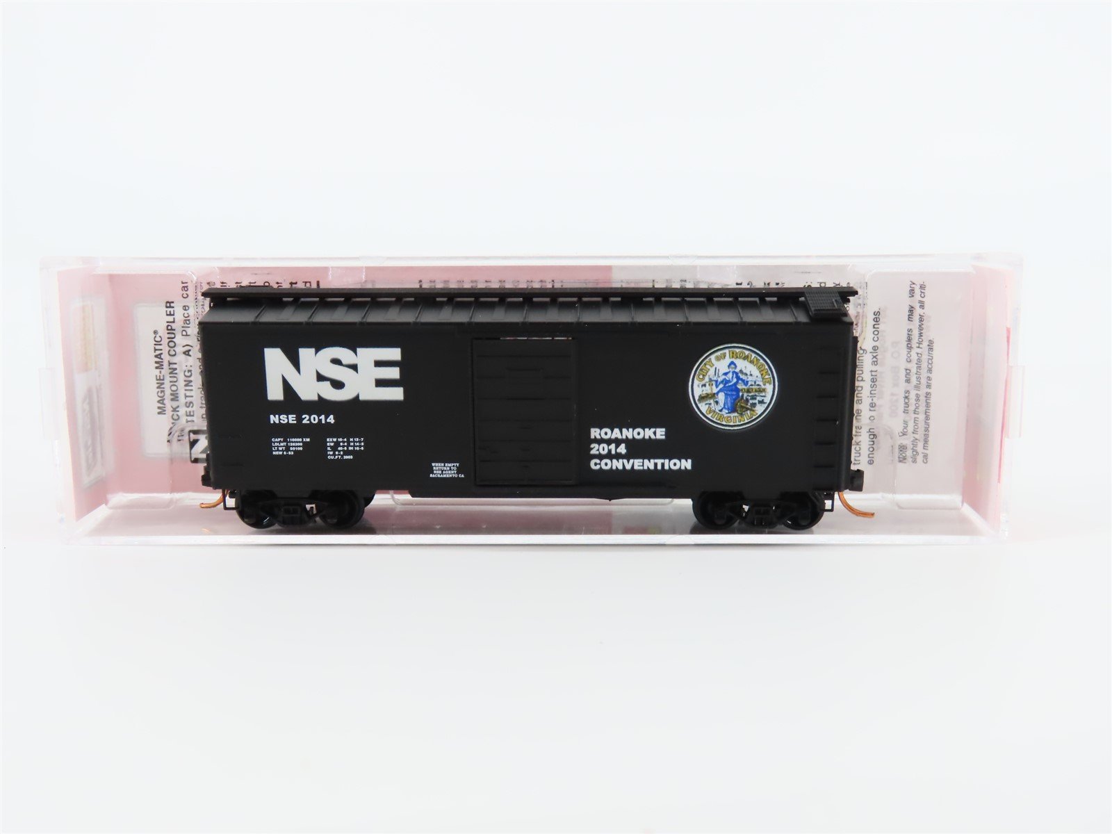 N Micro-Trains MTL NSE 14-03 City of Roanoke 2014 Convention 40' Box Car #2014