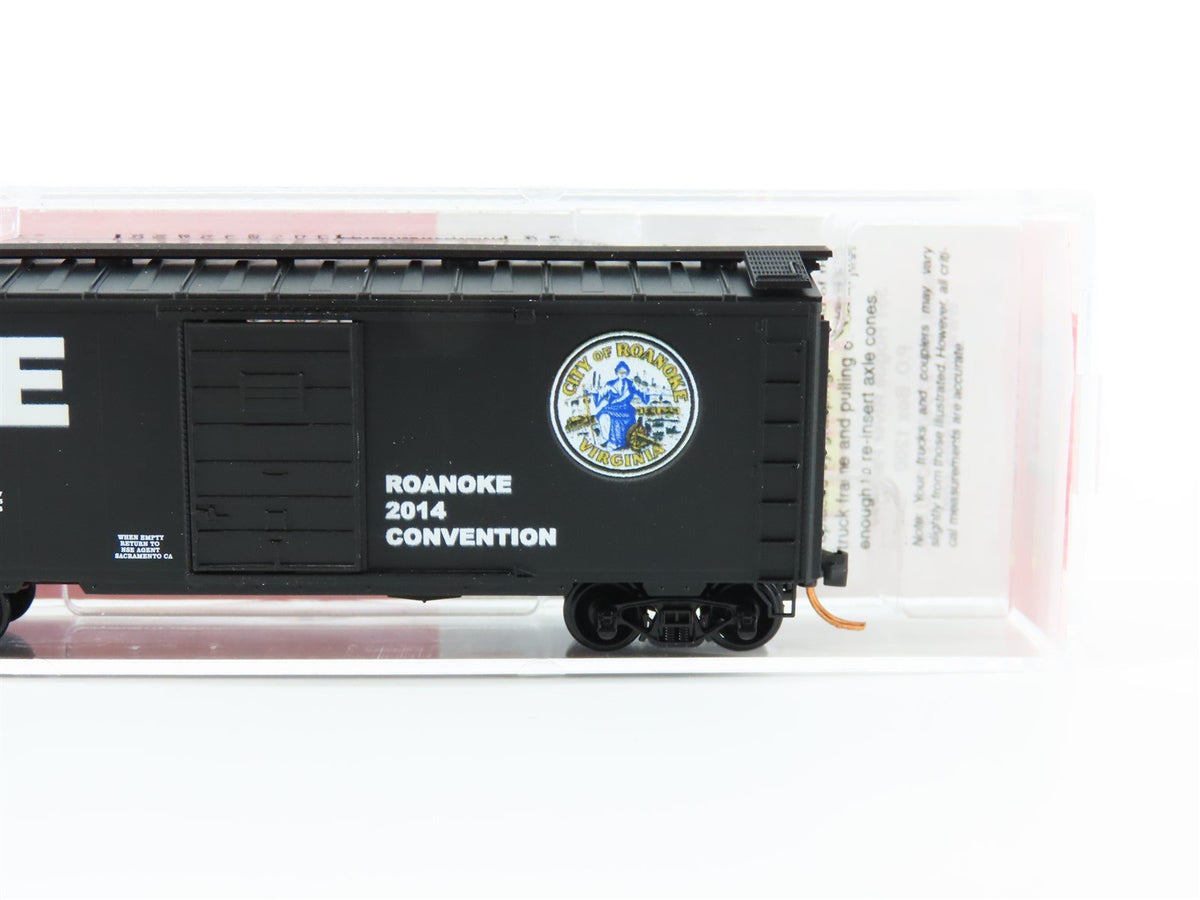 N Micro-Trains MTL NSE 14-03 City of Roanoke 2014 Convention 40&#39; Box Car #2014