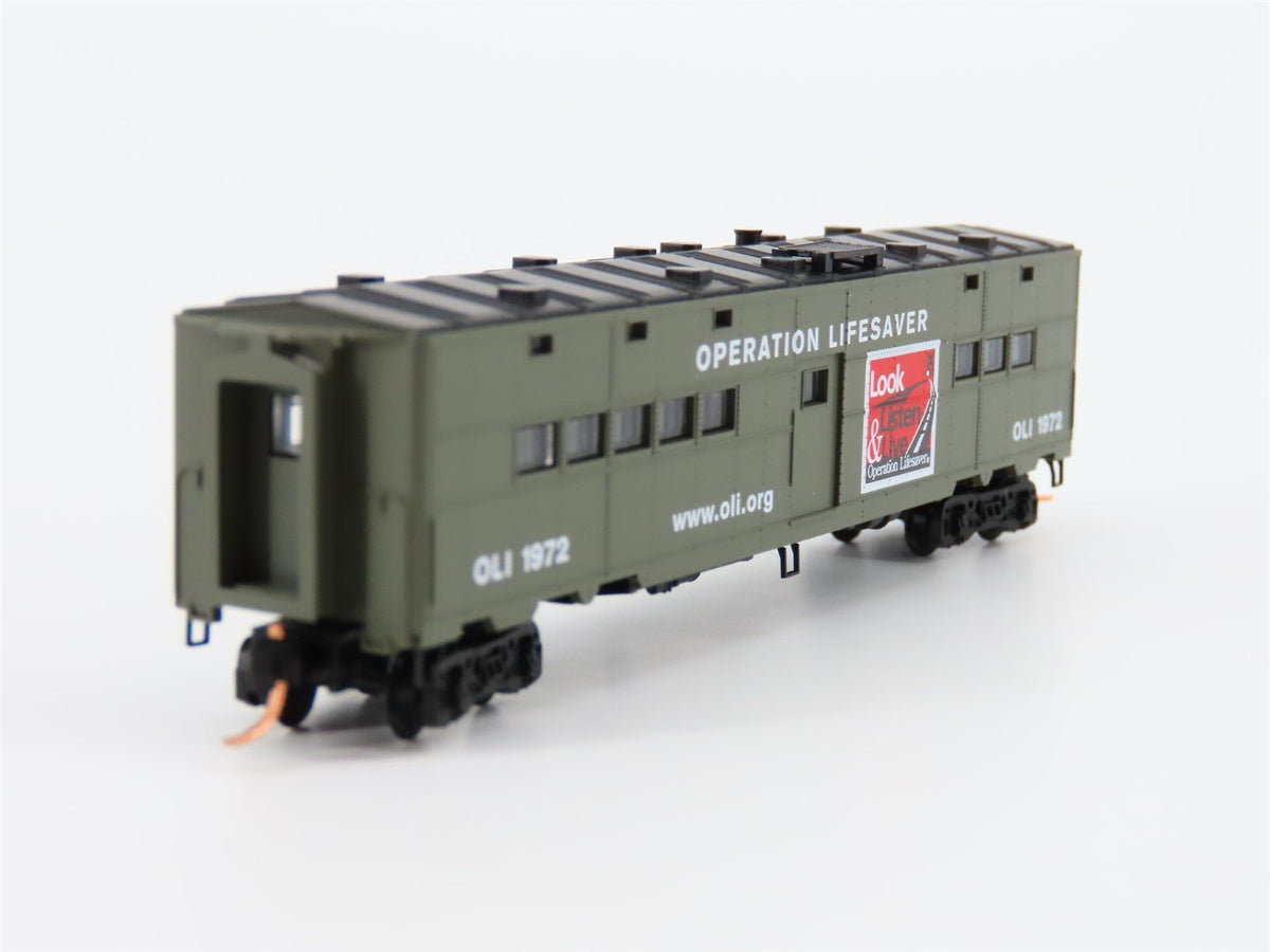 N Micro-Trains MTL NSC 05-01 OLI Operation Lifesaver 50&#39; Troop Kitchen Passenger