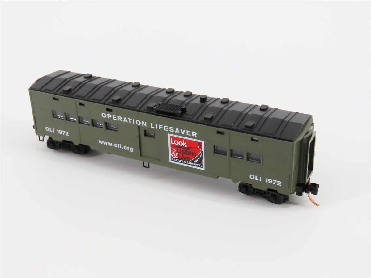 N Micro-Trains MTL NSC 05-01 OLI Operation Lifesaver 50&#39; Troop Kitchen Passenger