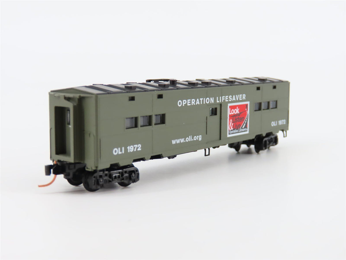 N Micro-Trains MTL NSC 05-01 OLI Operation Lifesaver 50&#39; Troop Kitchen Passenger