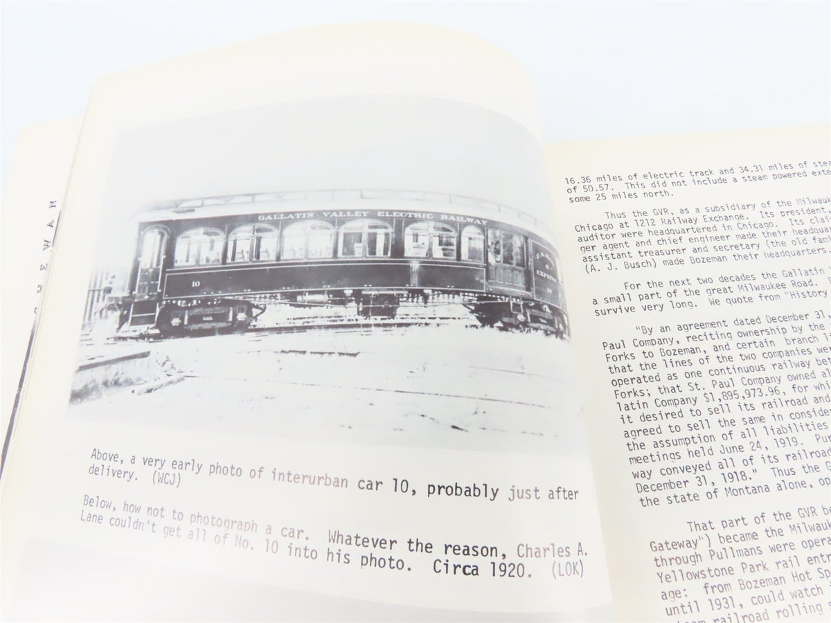 Montana&#39;s Trolleys - III By Ira L. Swett ©1970 SC Book