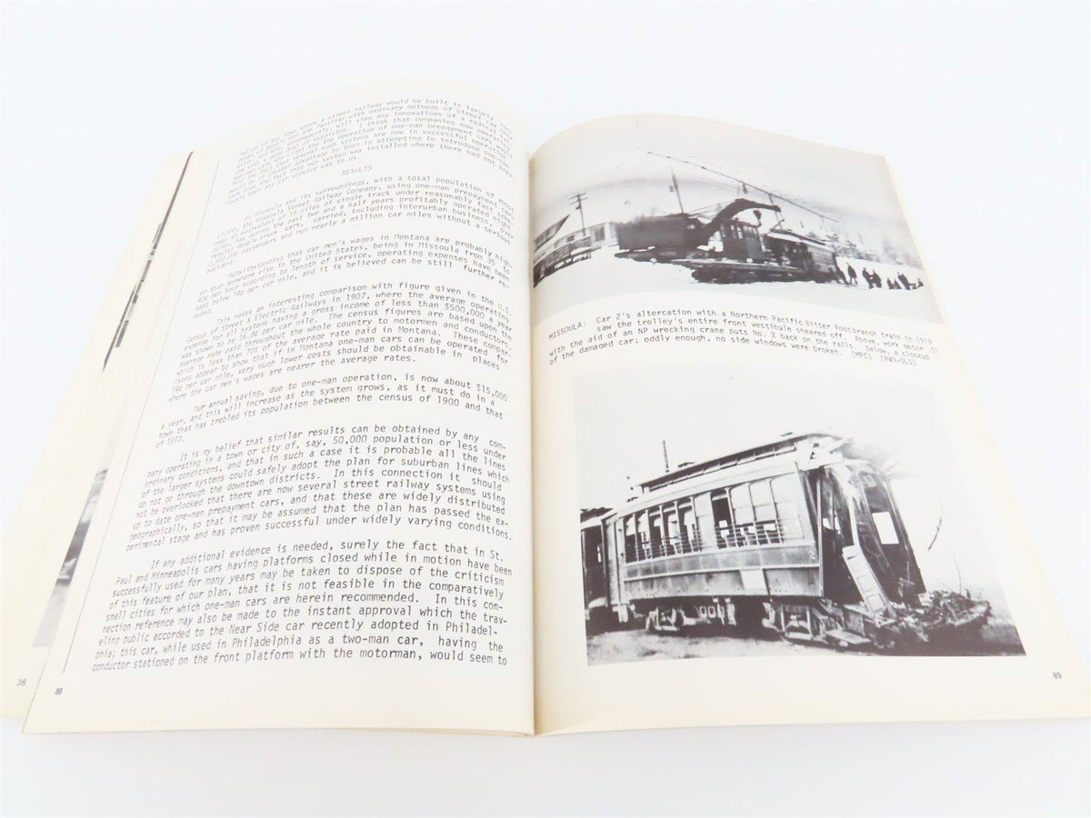 Montana&#39;s Trolleys - III By Ira L. Swett ©1970 SC Book