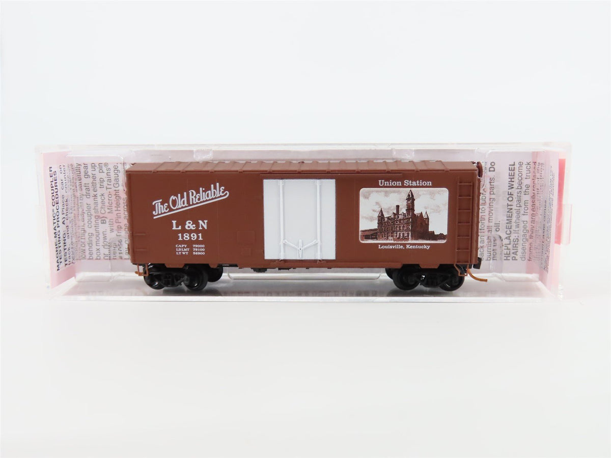 N Scale Micro-Trains MTL NSC 08-01 L&amp;N Louisville &amp; Nashville 40&#39; Box Car #1891