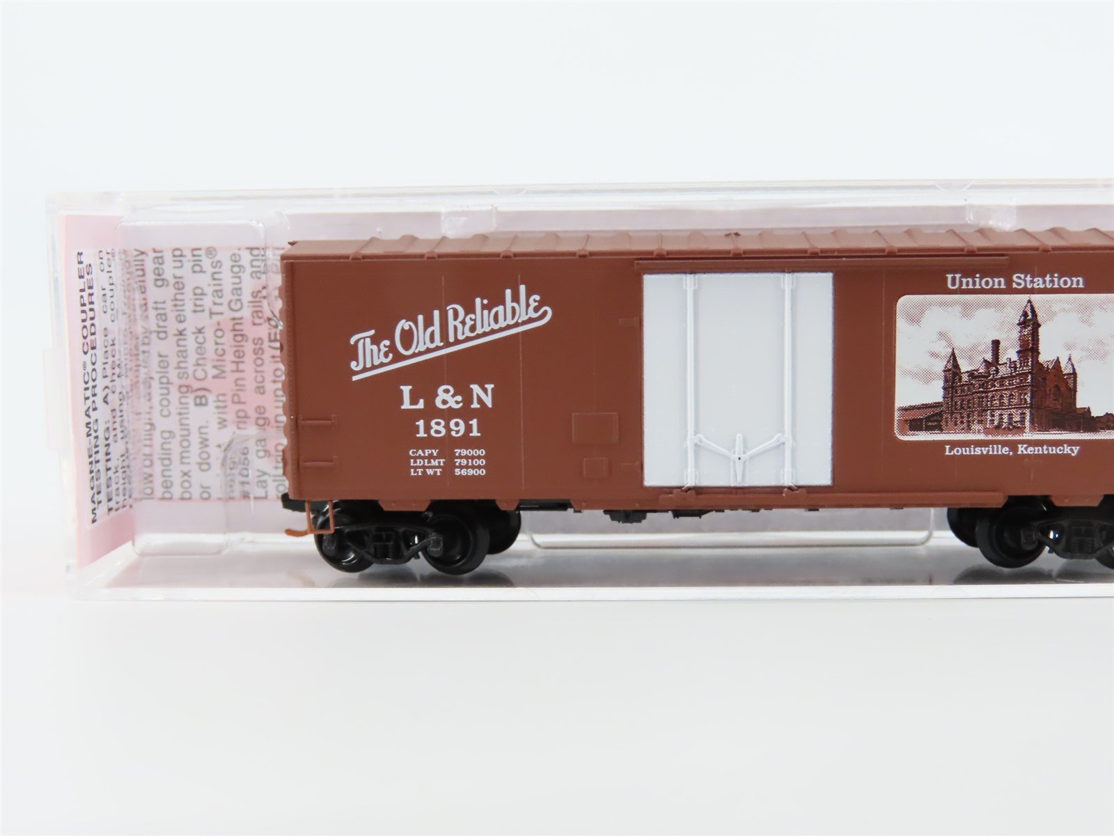 N Scale Micro-Trains MTL NSC 08-01 L&N Louisville & Nashville 40' Box Car #1891
