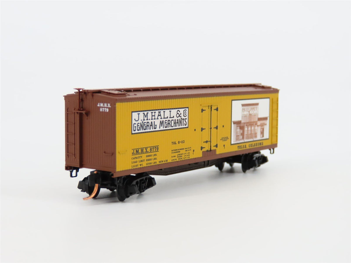 N Scale Micro-Trains MTL NSC 03-48 JMHX JM Hall &amp; Company 40&#39; Box Car #8779