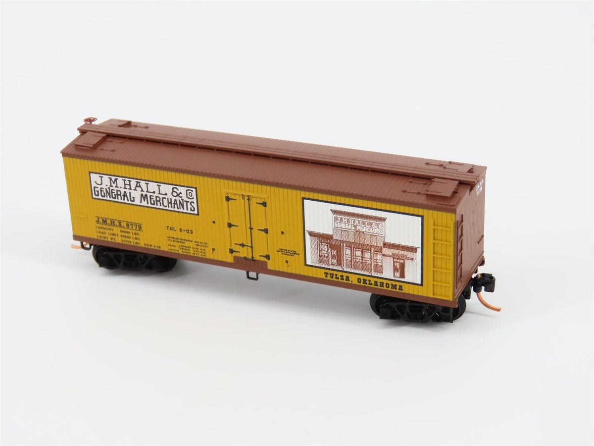 N Scale Micro-Trains MTL NSC 03-48 JMHX JM Hall &amp; Company 40&#39; Box Car #8779