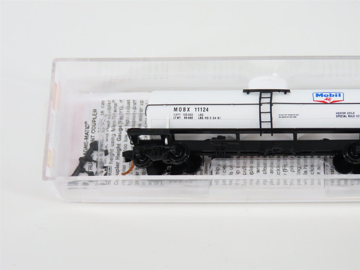 N Scale Micro-Trains MTL #06553120 MOBX Mobil Oil Single Dome Tank Car #11124