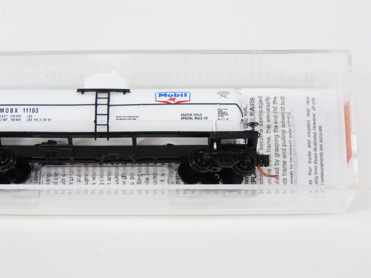 N Scale Micro-Trains MTL #06551120 MOBX Mobil Oil Single Dome Tank Car #11103