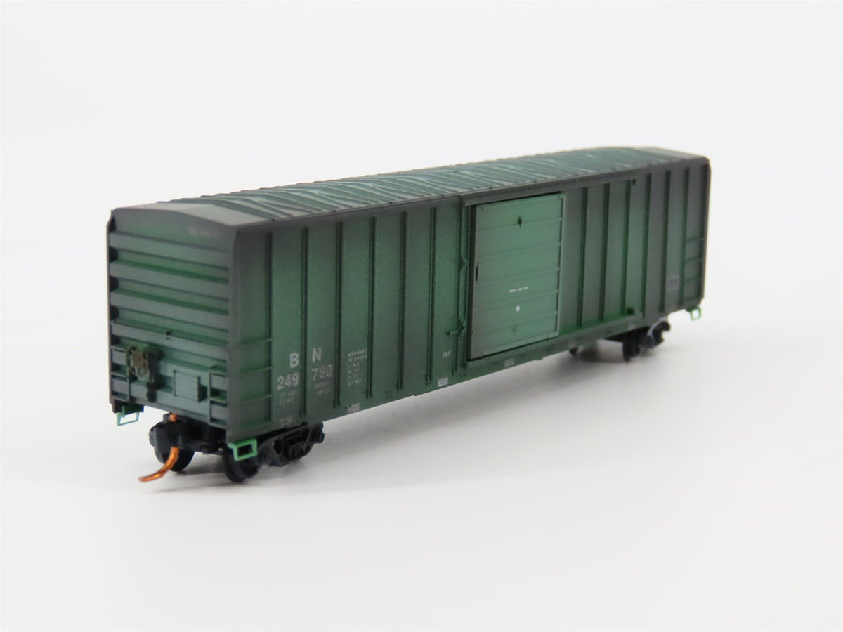 N Micro-Trains MTL 02554750 BN Burlington Northern Box Car #249780 w/ Graffiti