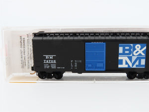 N Scale Micro-Trains MTL 20400 BM Boston & Maine 40' Single Door Box Car #74706