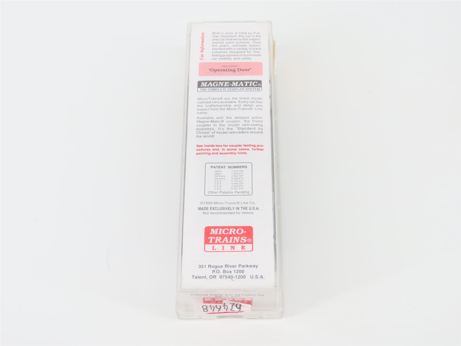 N Scale Micro-Trains MTL 20400 BM Boston & Maine 40' Single Door Box Car #74706