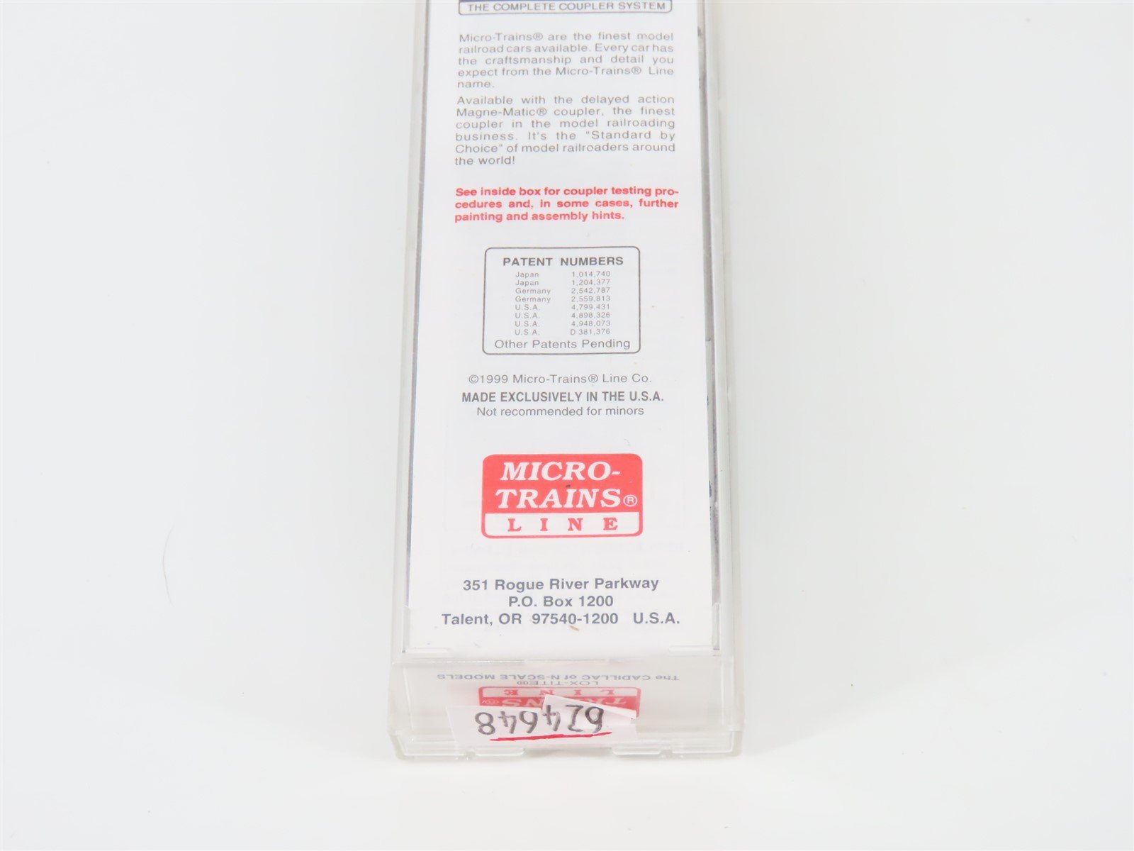 N Scale Micro-Trains MTL 20400 BM Boston & Maine 40' Single Door Box Car #74706