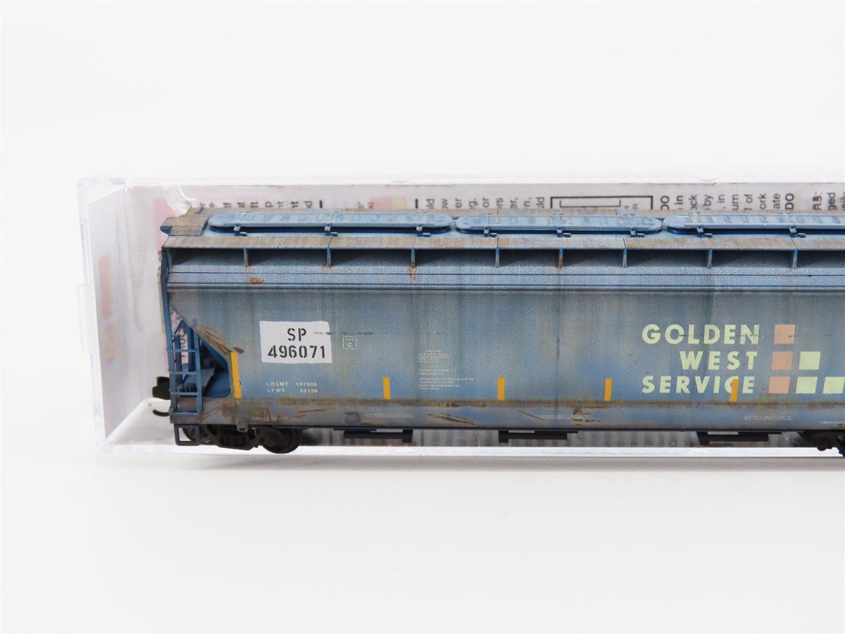 N Micro-Trains MTL 09451730 SP/ex-Golden West Service 3-Bay Hopper - Weathered