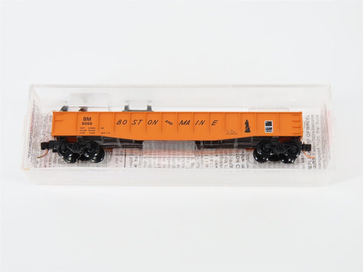 N Scale Micro-Trains MTL 46180 BM Boston &amp; Maine 50&#39; Gondola #9066