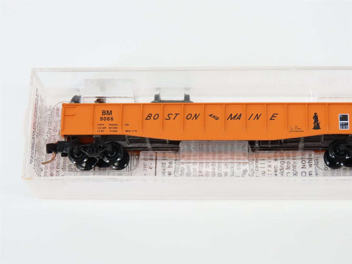 N Scale Micro-Trains MTL 46180 BM Boston &amp; Maine 50&#39; Gondola #9066