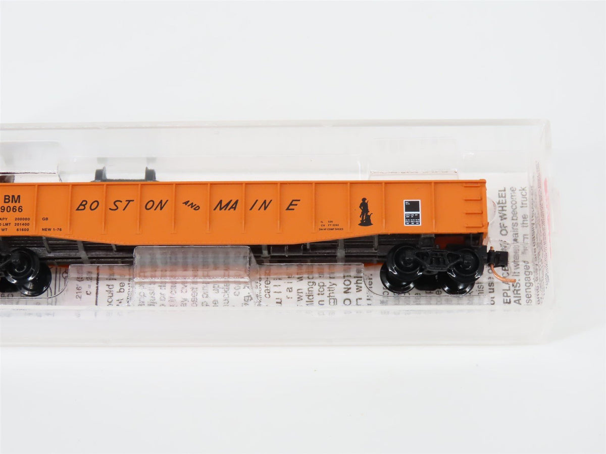 N Scale Micro-Trains MTL 46180 BM Boston &amp; Maine 50&#39; Gondola #9066