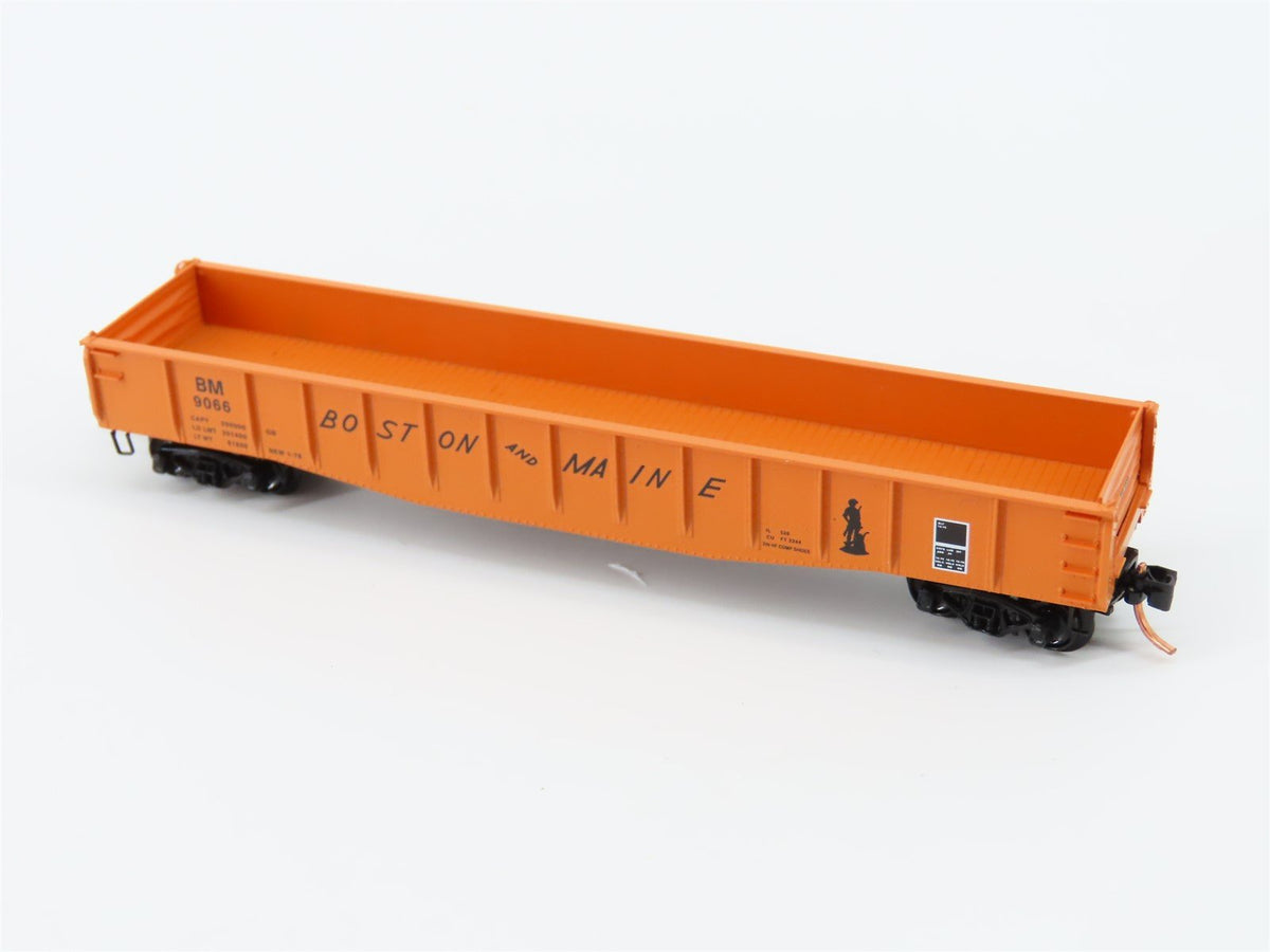 N Scale Micro-Trains MTL 46180 BM Boston &amp; Maine 50&#39; Gondola #9066