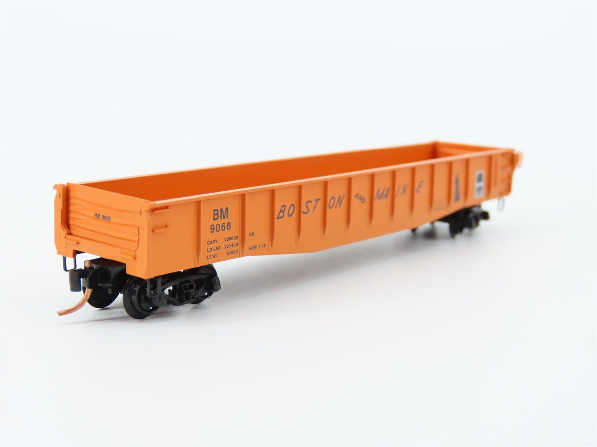 N Scale Micro-Trains MTL 46180 BM Boston &amp; Maine 50&#39; Gondola #9066