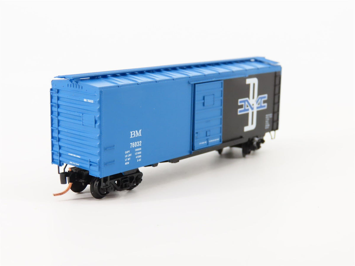 N Micro-Trains MTL 02000696 BM Boston &amp; Maine 40&#39; Single Door Box Car #76032