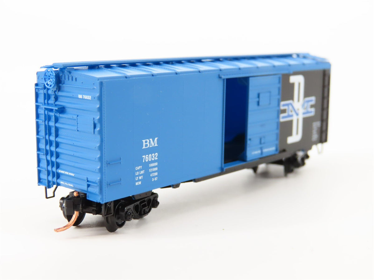 N Micro-Trains MTL 02000696 BM Boston &amp; Maine 40&#39; Single Door Box Car #76032