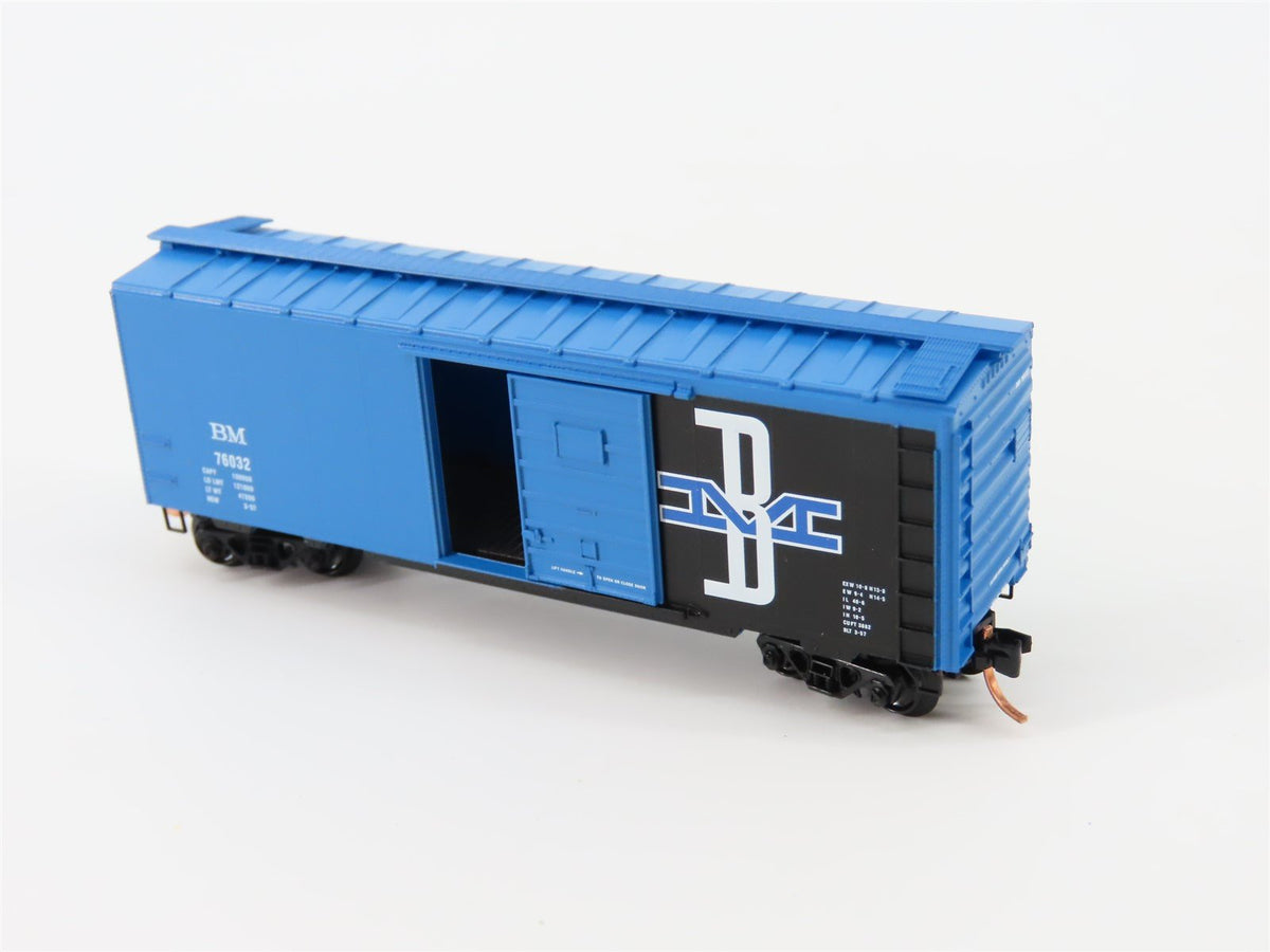 N Micro-Trains MTL 02000696 BM Boston &amp; Maine 40&#39; Single Door Box Car #76032