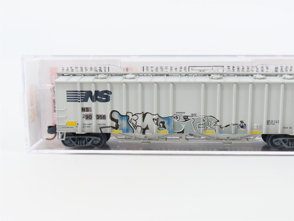 N Micro-Trains MTL #09844020 NS Norfolk Southern 50&#39; Airslide Hopper w/ Graffiti