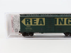 N Scale Micro-Trains MTL #02052177 RDG Reading 40' Box Car #109118 - Weathered