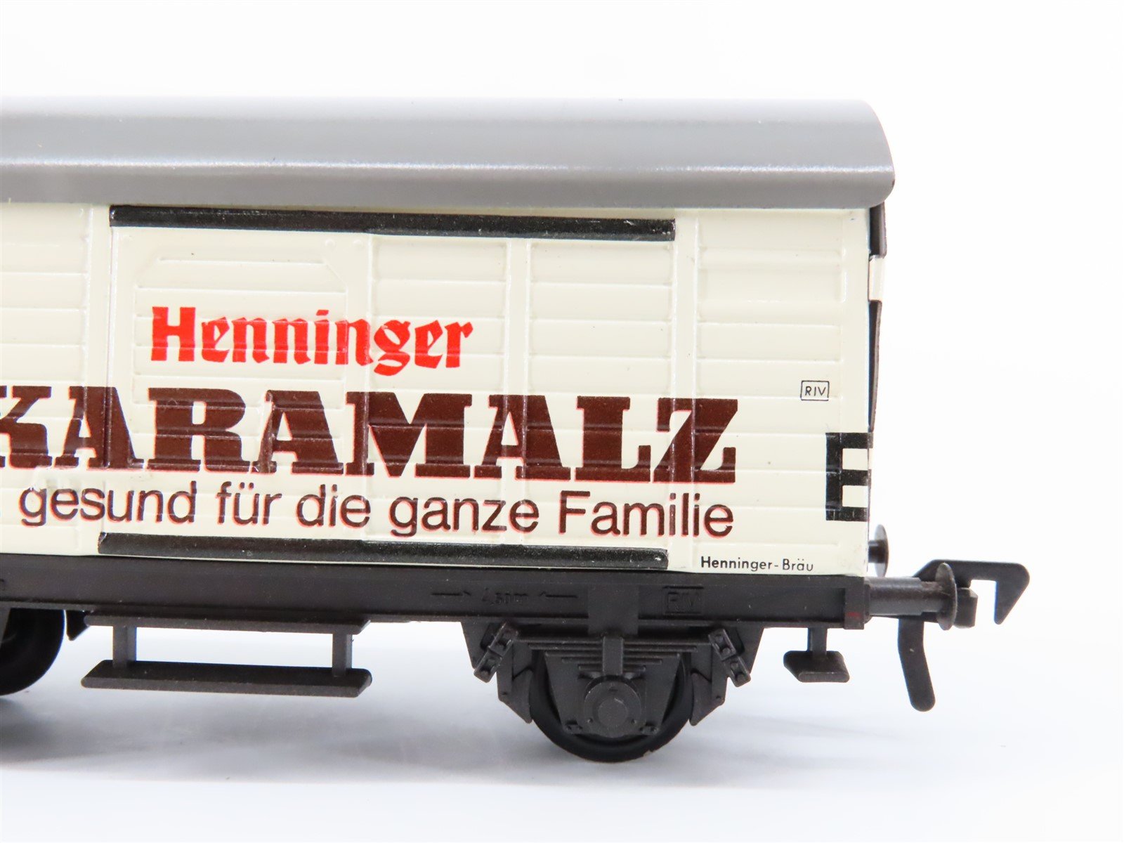 HO Scale Fleischmann Tinplate 5024 Henninger Karamalz Reefer #744-3P
