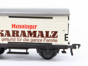 HO Scale Fleischmann Tinplate 5024 Henninger Karamalz Reefer #744-3P