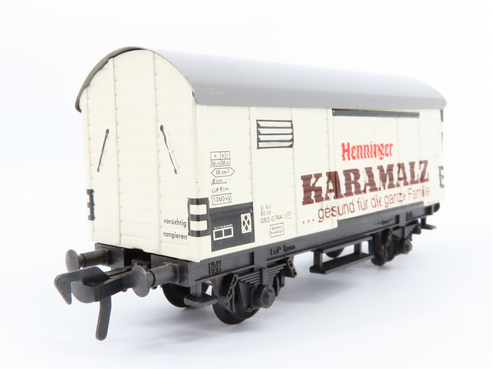 HO Scale Fleischmann Tinplate 5024 Henninger Karamalz Reefer #744-3P
