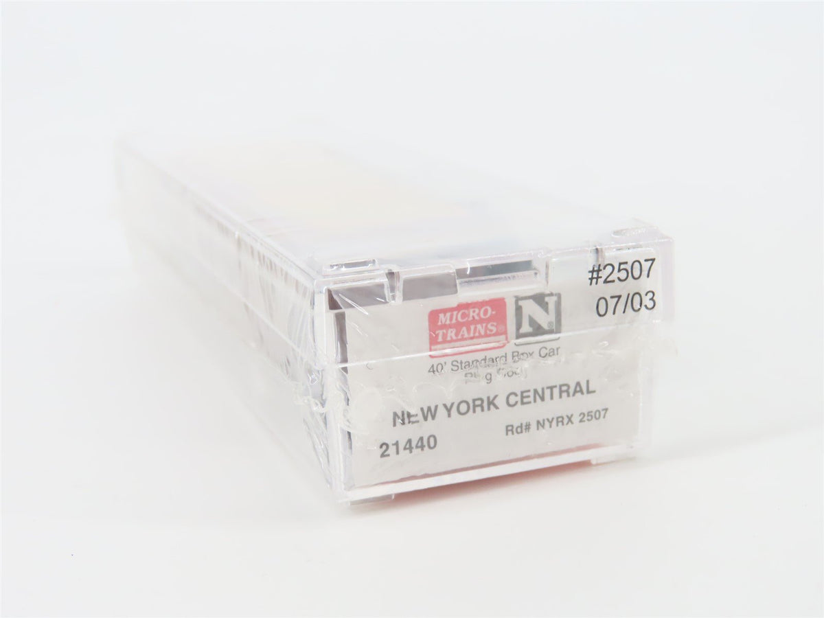 N Micro-Trains MTL 21440 NYRX New York Central &quot;Early Bird&quot; 40&#39; Box Car Sealed